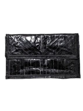 VINTAGE Eel Skin Flap Clutch